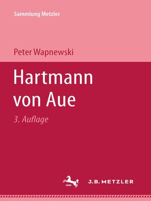cover image of Hartmann von Aue